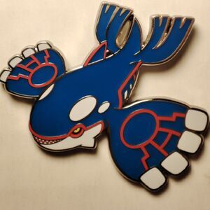 Pokemon TCG Kyogre Enamel Pin Official Nintendo Collectible Metal Badge Figure